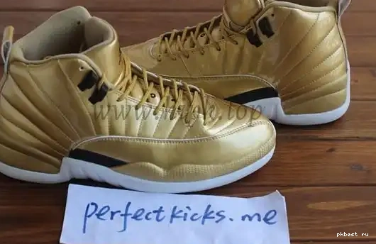 Authentic Air Gold 12 Jordan Pinnacle 0513